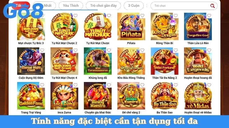 Tính năng đặc biệt cần tận dụng tối đa