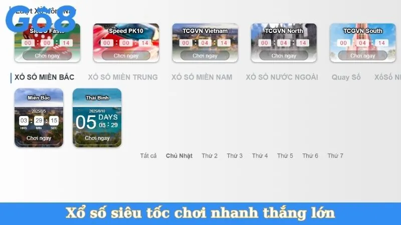 Xổ số siêu tốc chơi nhanh thắng lớn